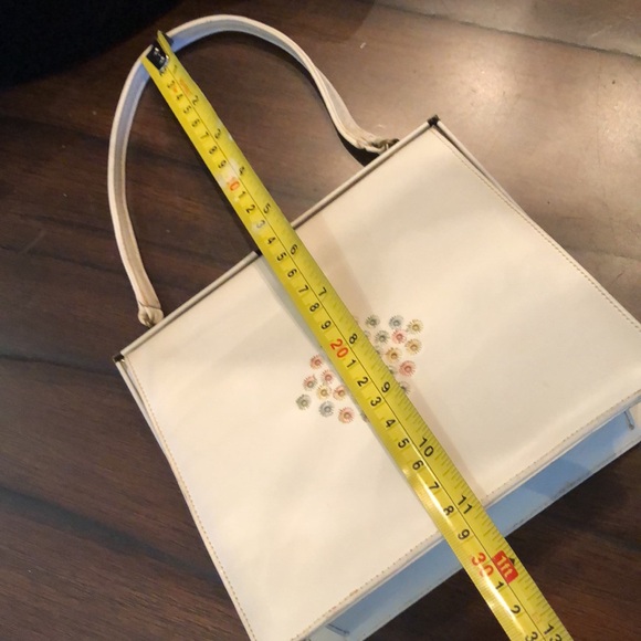 🌷Nicholas Reich for Perry Chester shoe salons vintage embroidered front handbag - Picture 13 of 13